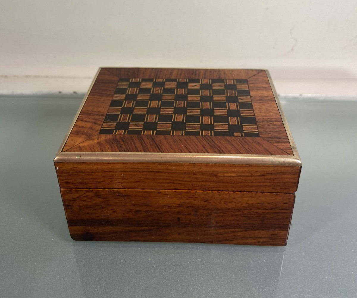 Marquetry Watch Box, Napoleon III Era-photo-3