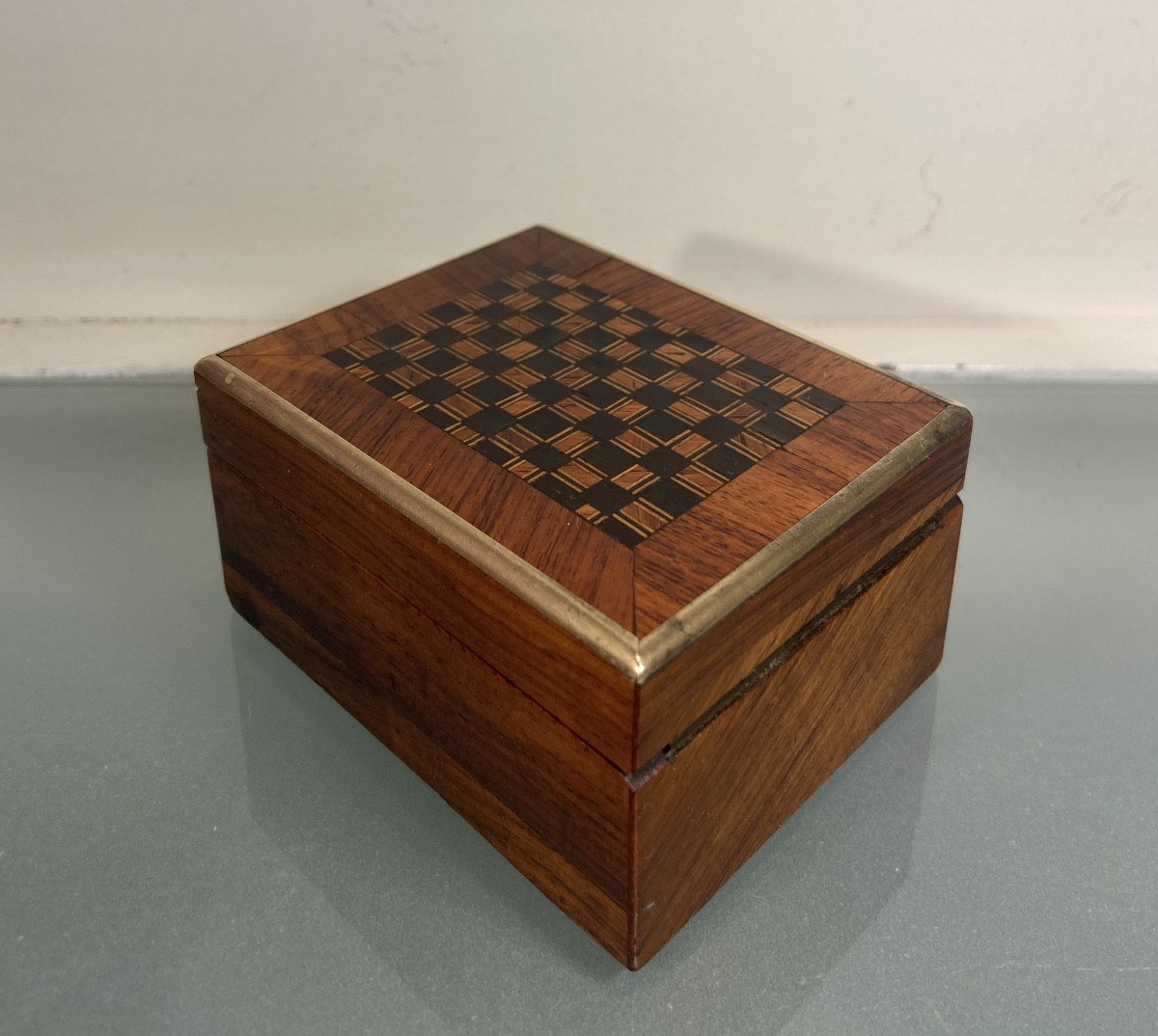 Marquetry Watch Box, Napoleon III Era-photo-4