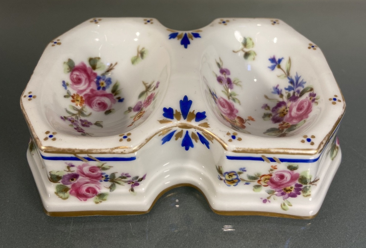 Double Salière En Porcelaine De Sèvres, Epoque Fin XVIIIe