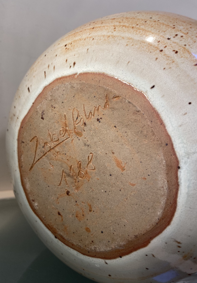 Glazed Stoneware Vase By Roland Zobel, 1988-photo-6