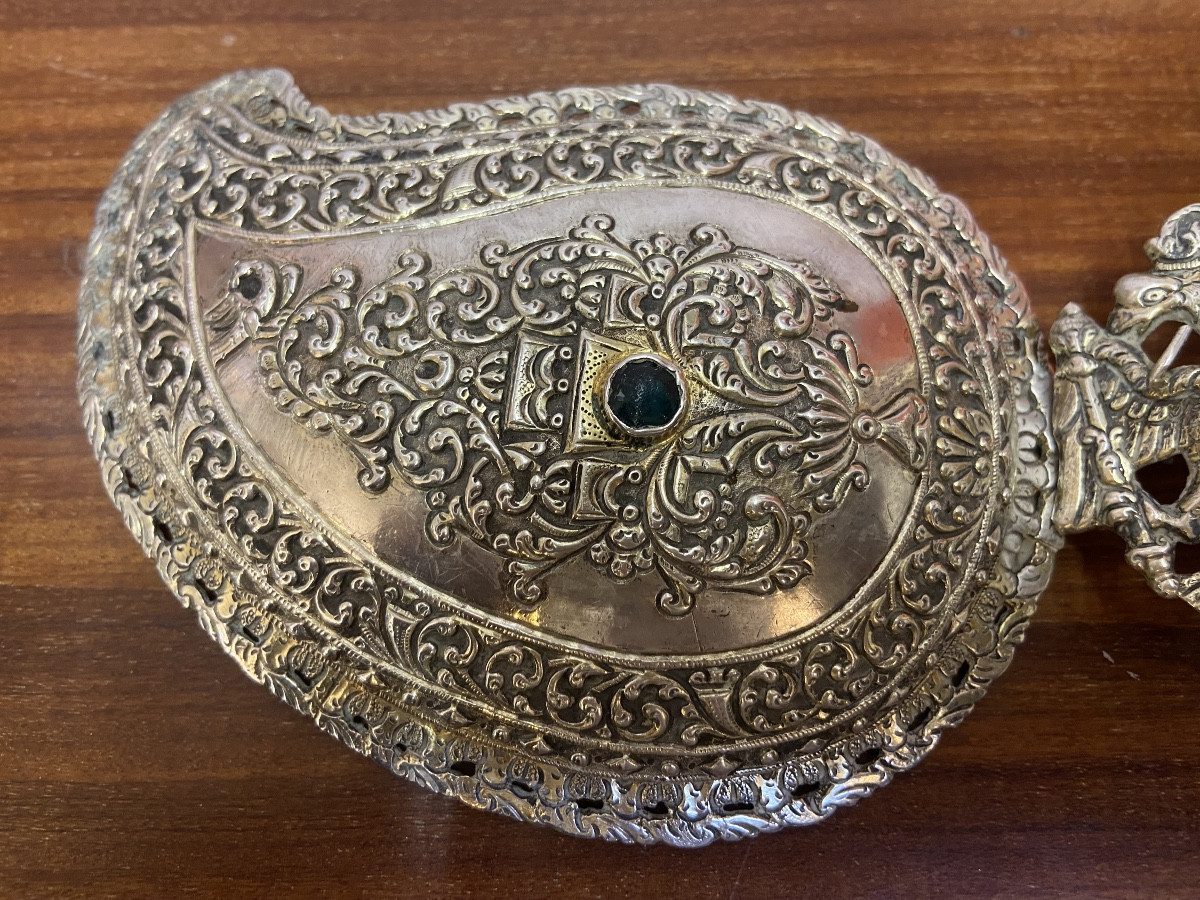 Silver Belt Buckle, Greece, 19th Century-photo-2