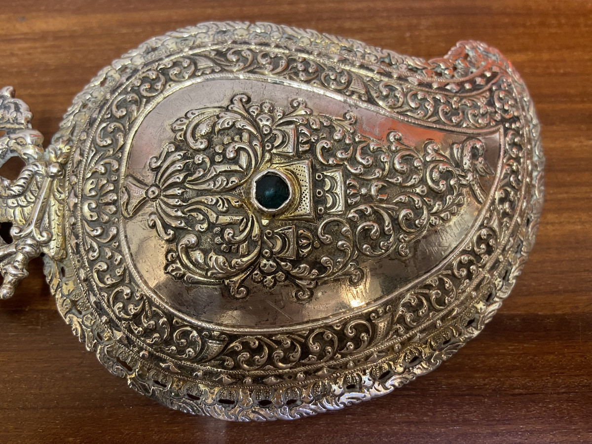 Silver Belt Buckle, Greece, 19th Century-photo-4