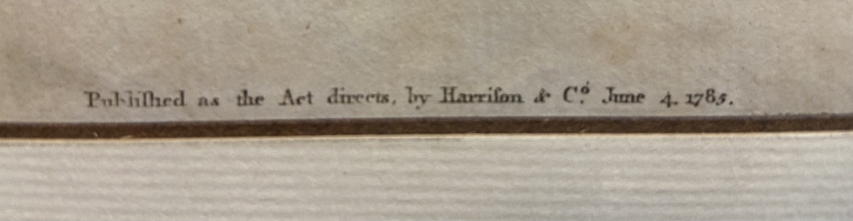 Three English Engravings Enhanced With Birds And Fish By Harrison & Co., Year 1785-photo-1