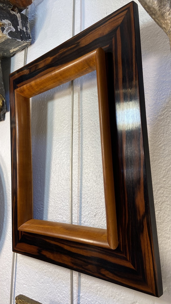 Cadre Art Déco En Palissandre De Rio, Années 1930-photo-2