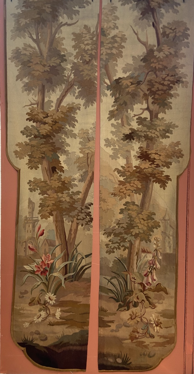 Two Portières En Tapisserie d'Aubusson, 19th Century