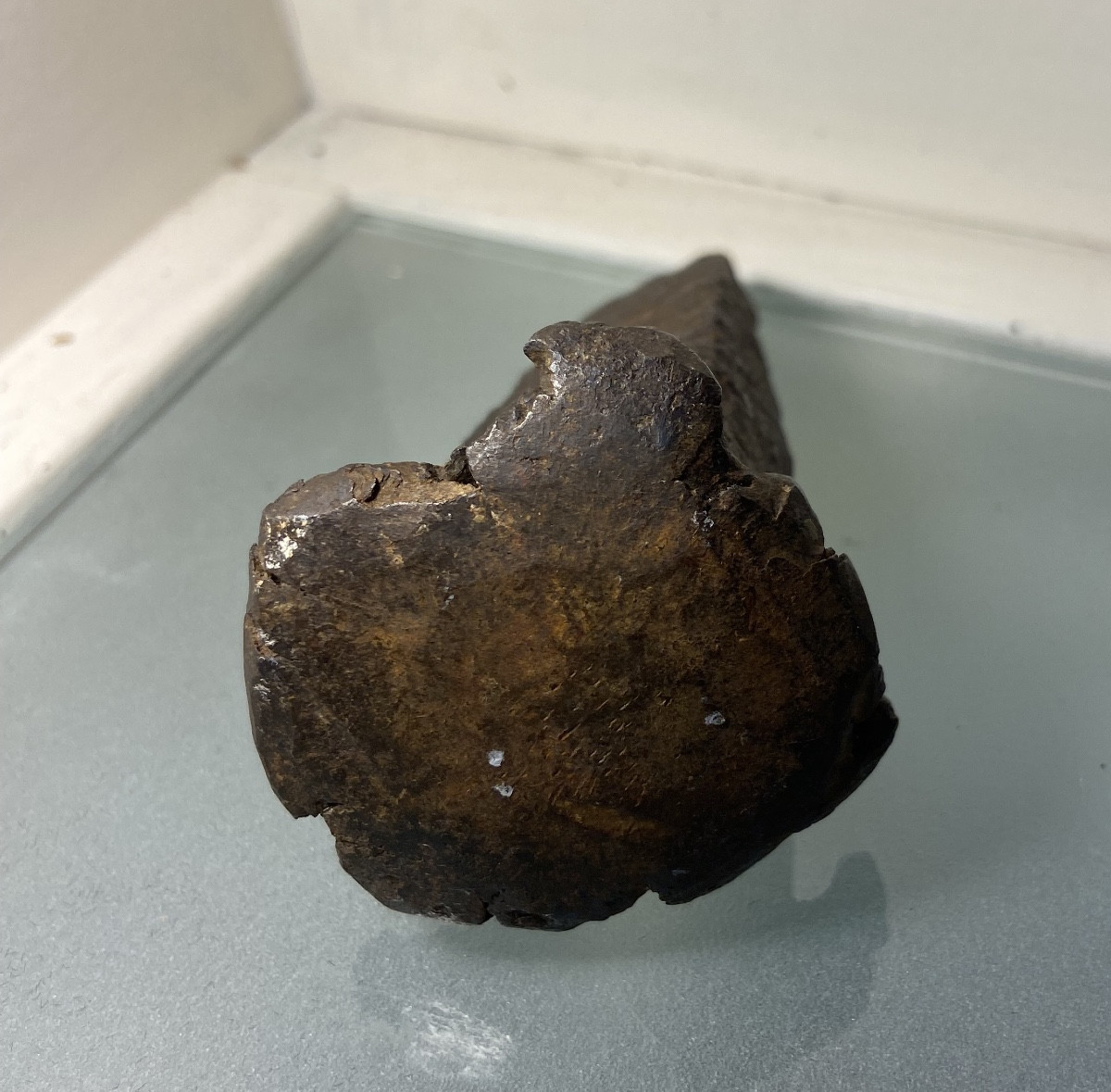 Wood Splitting Wedge, Iron, Gallo-roman Period-photo-4