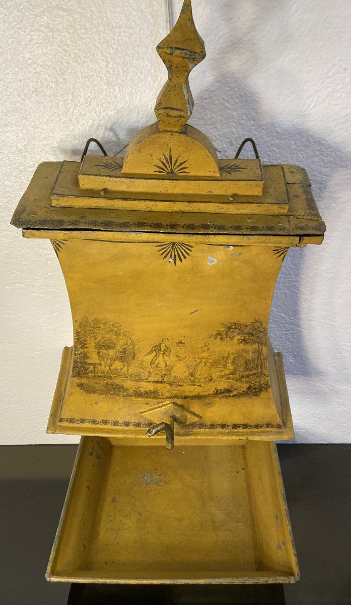 Fontaine En Tôle Peinte, Années 1830/40-photo-4