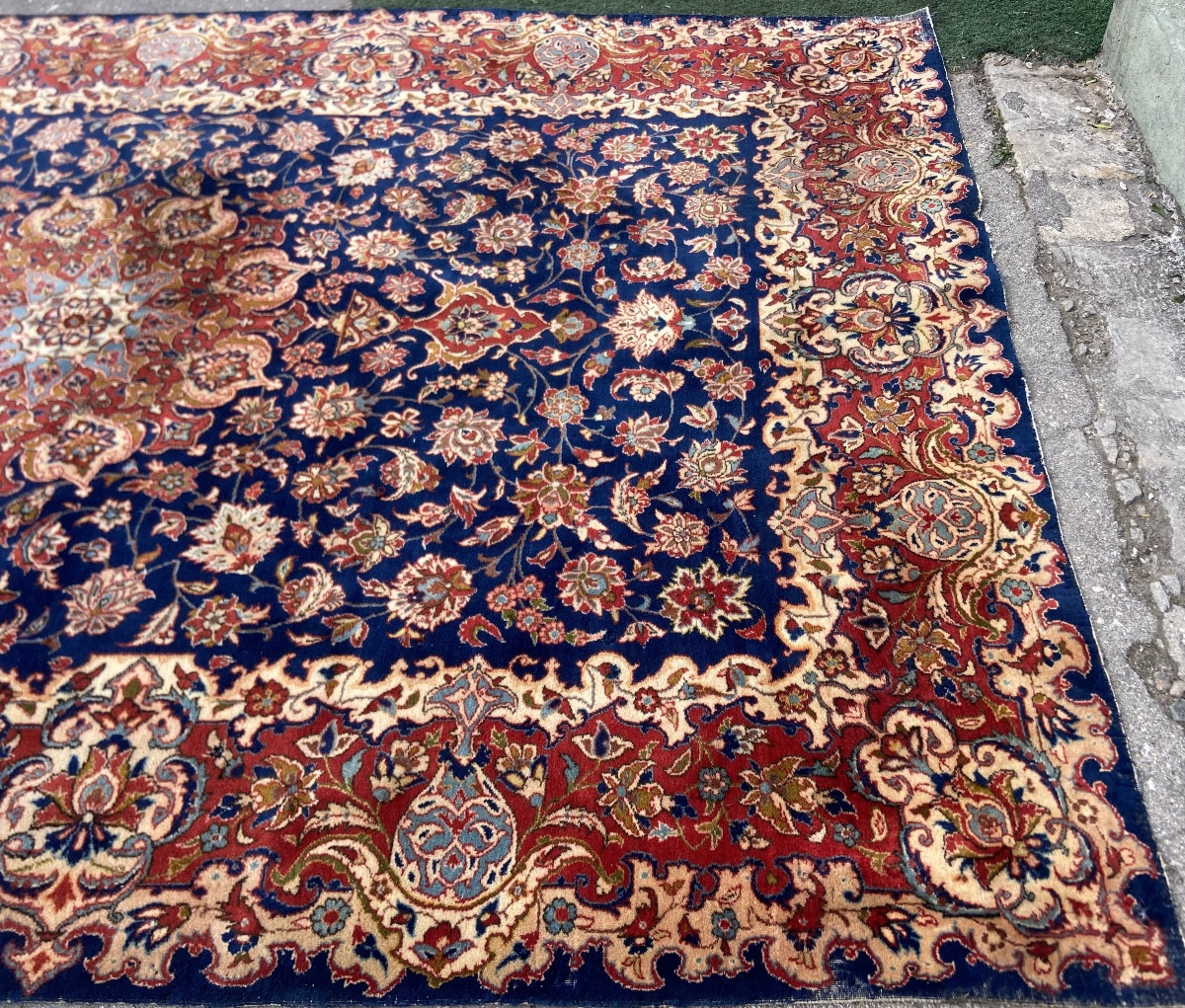 Persian Wool Carpet, Iran, Late 19th/early 20th Century-photo-2