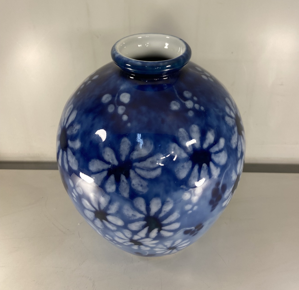 Small Porcelain Vase By Camille Tharaud, 1950s-photo-2