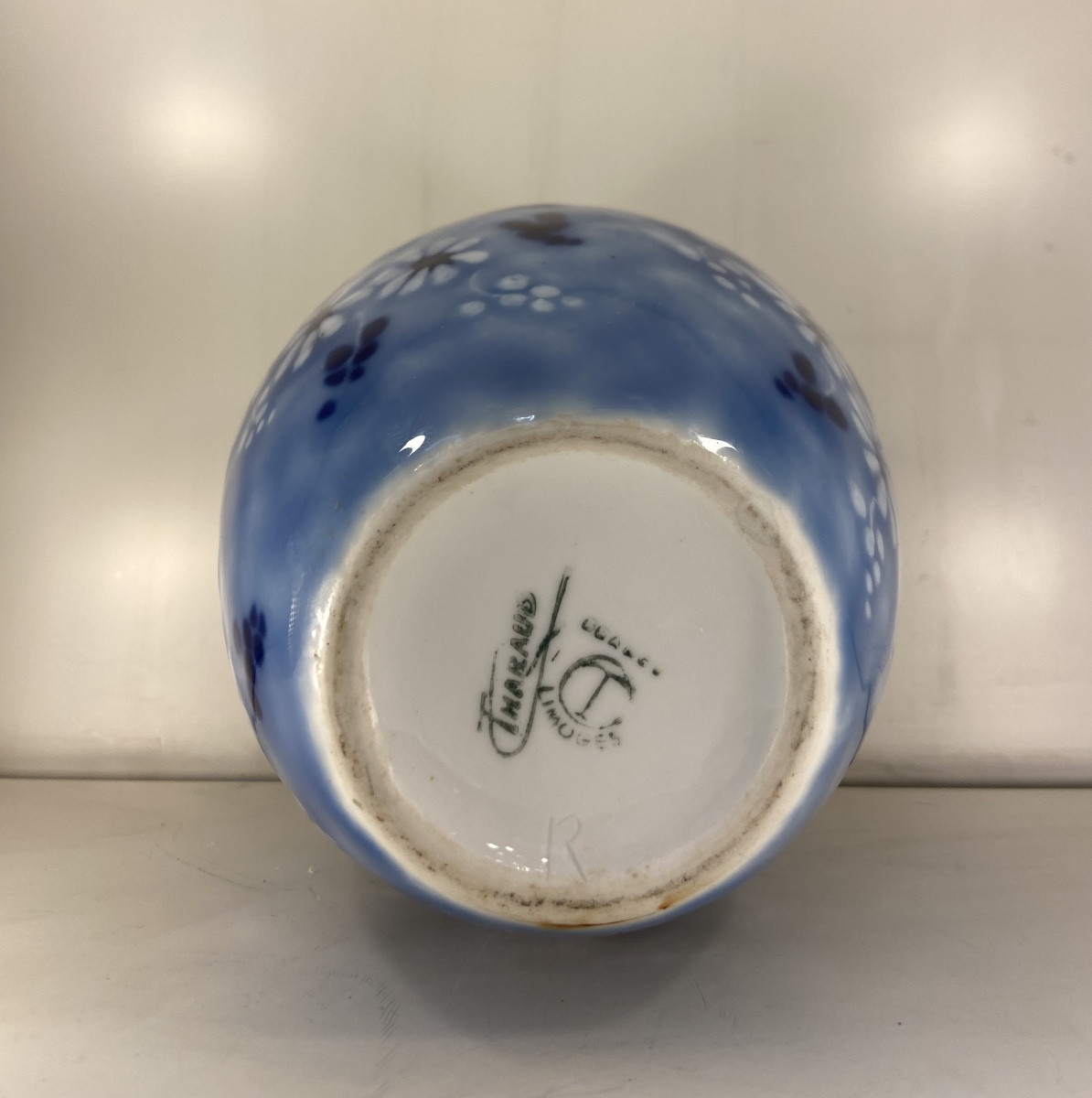 Small Porcelain Vase By Camille Tharaud, 1950s-photo-3