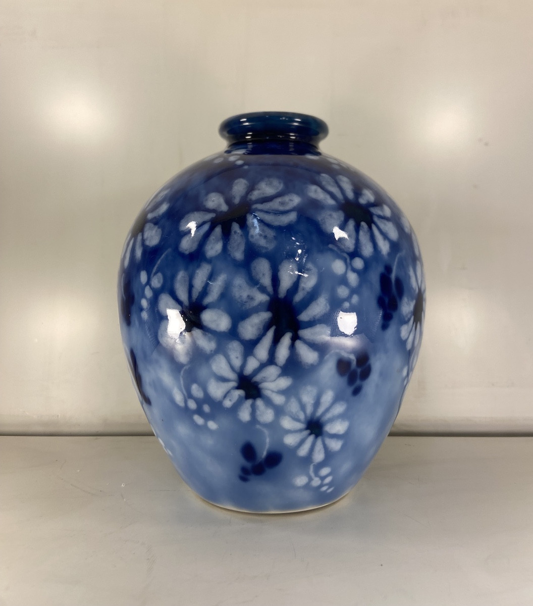 Small Porcelain Vase By Camille Tharaud, 1950s