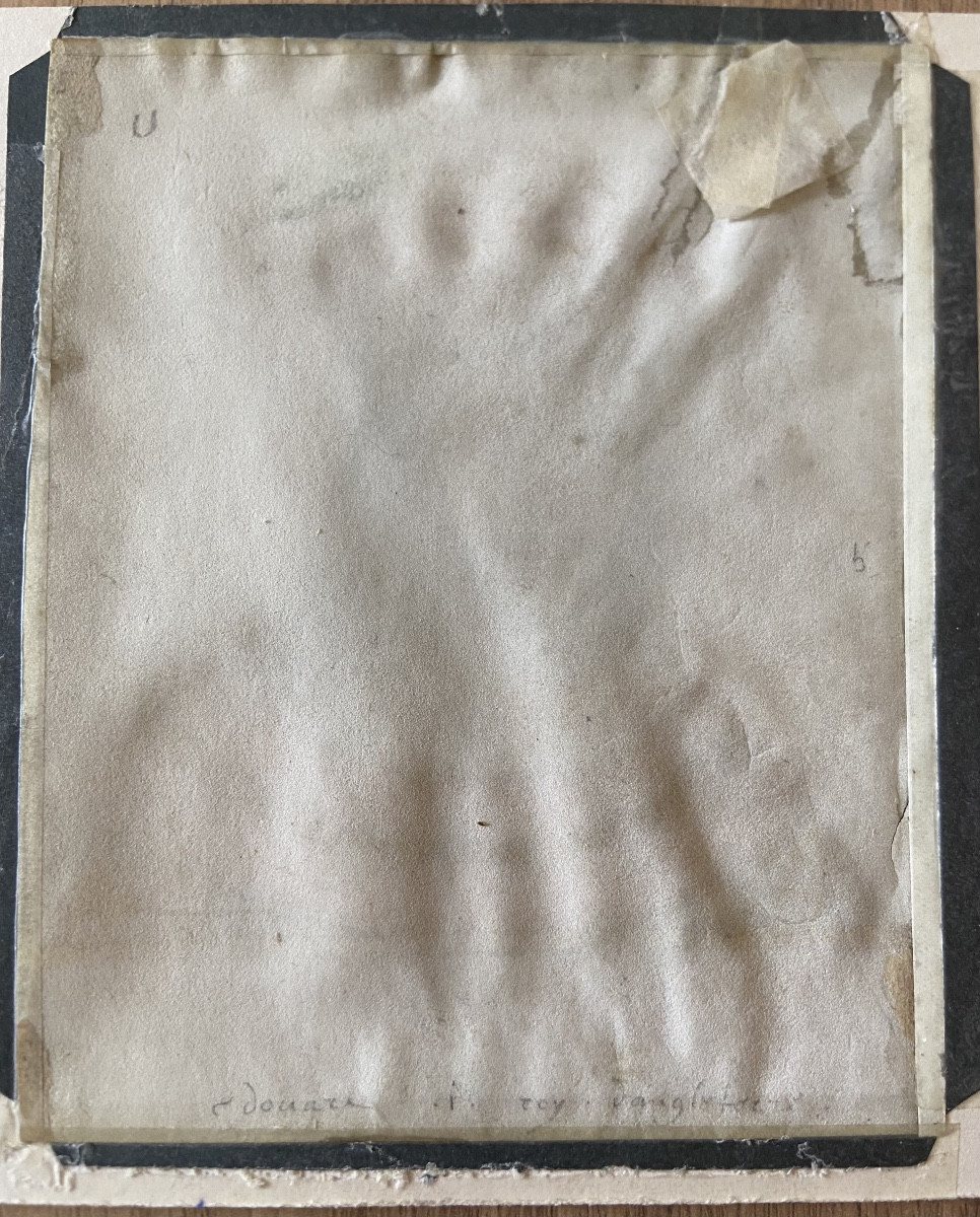 Drawing Portrait Of Edward 1st King Of England By Thierry Bellangé, 1st Half 17th Century-photo-4
