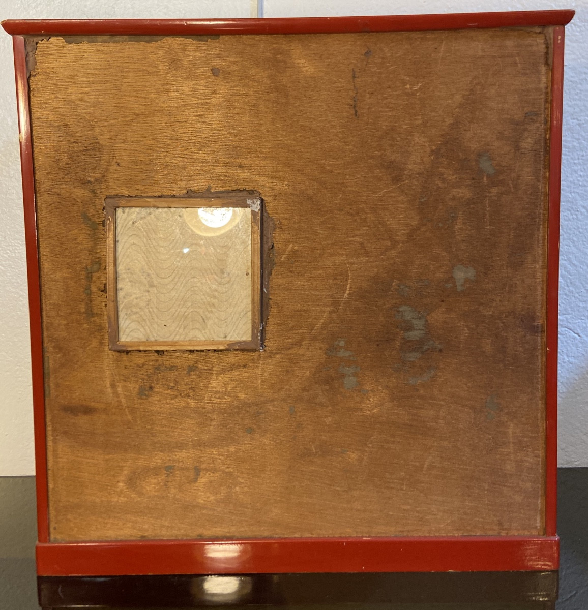 Petite Vitrine Japonaise En Bois Laqué, Epoque XXe-photo-2