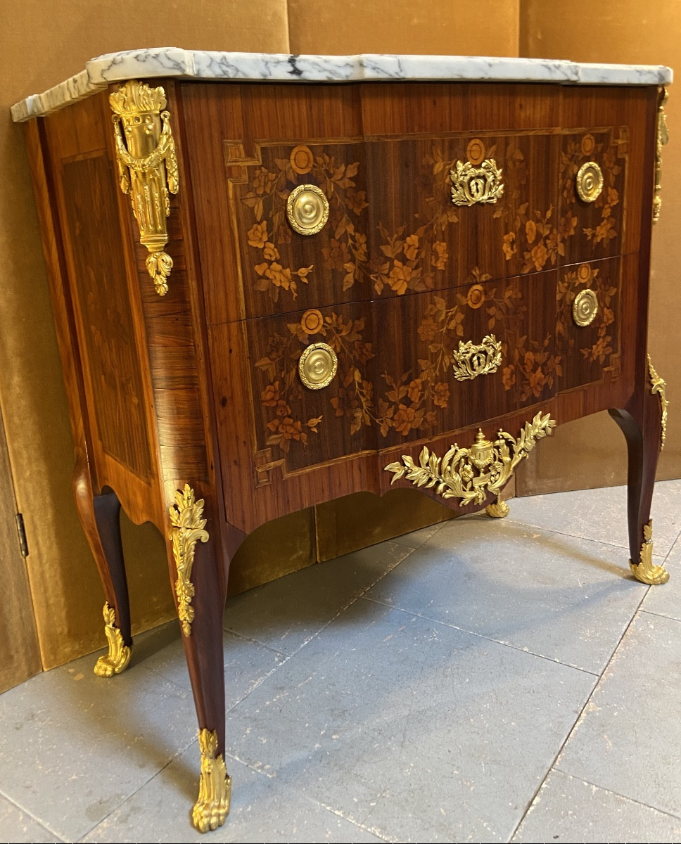Transition Style Chest Of Drawers Stamped Fundaçao R.e.s.s., Portugal, Year 1966-photo-2