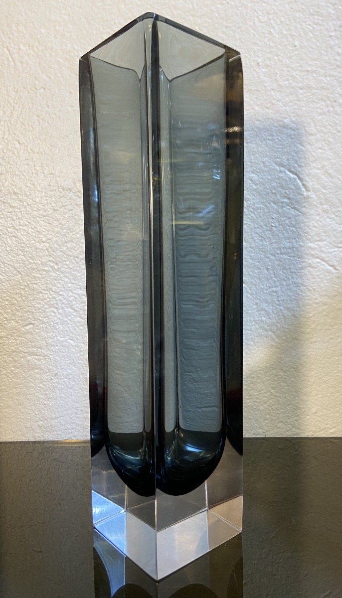 Large Vase In Murano Glass By Alessandro Mandruzzato, 1960s/70s-photo-4
