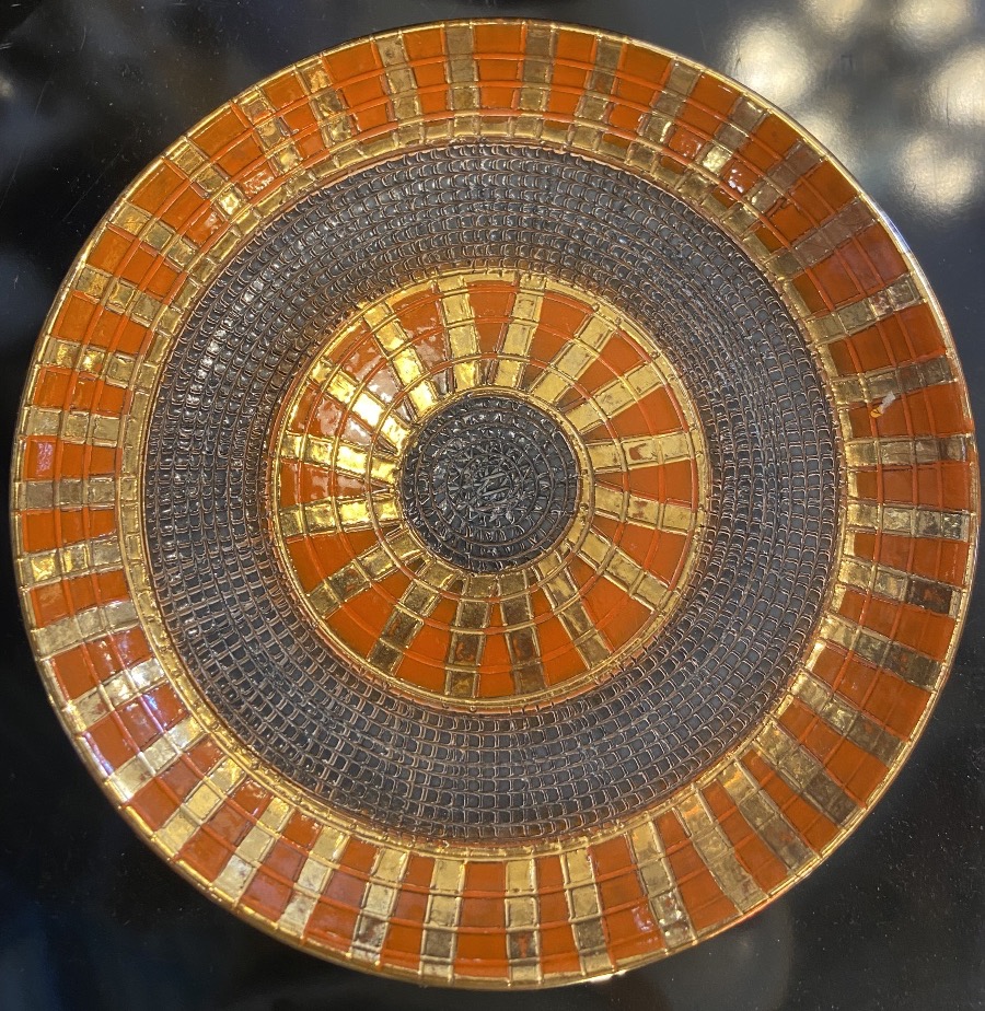 Ceramic Plate By Aldo Londi For Bitossi, 1970s