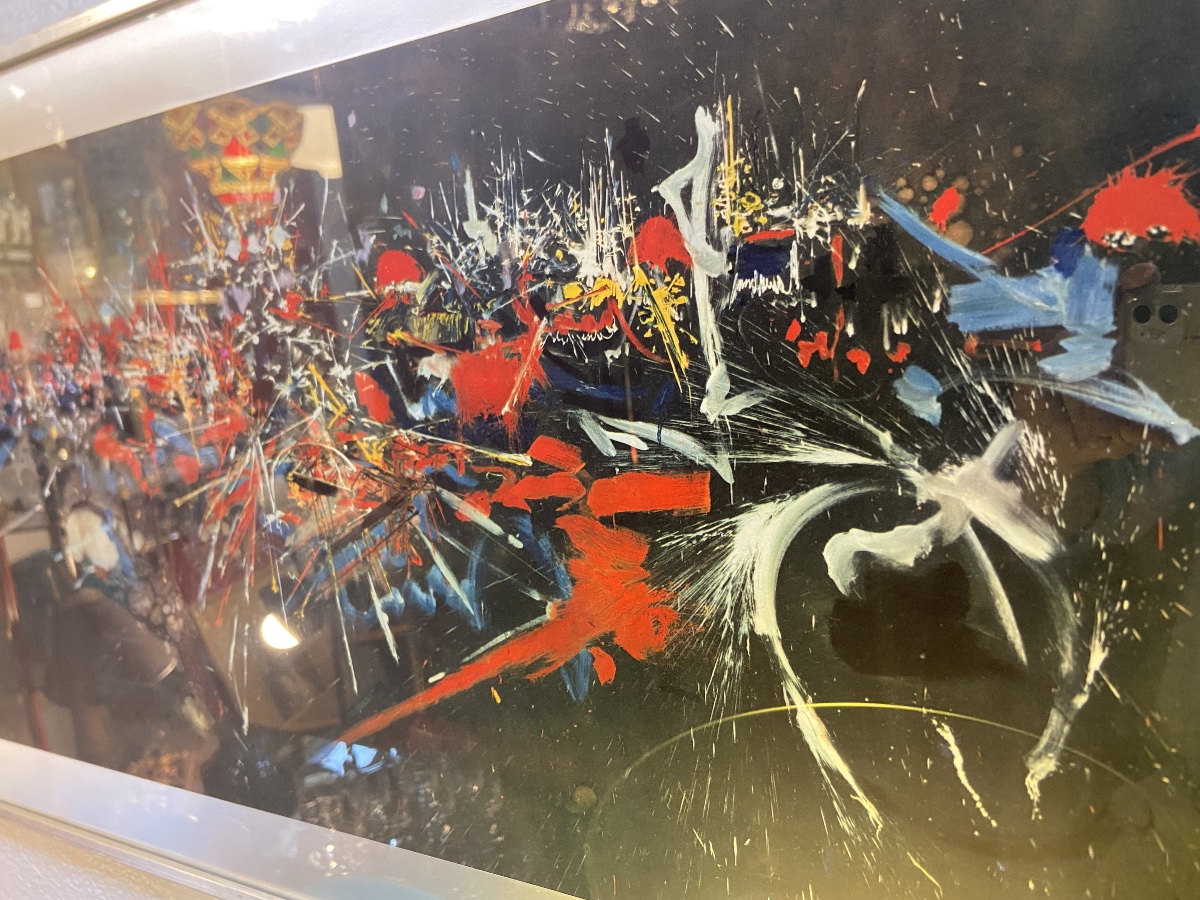  Estampe Couleur Editions Braun D'Après Georges Mathieu, Années 1960-photo-3