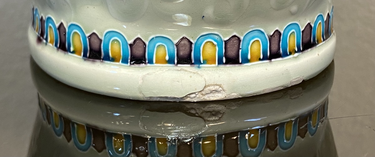 Gien Earthenware Vase In The Style Of Théodore Deck, 1900s–1910s-photo-8