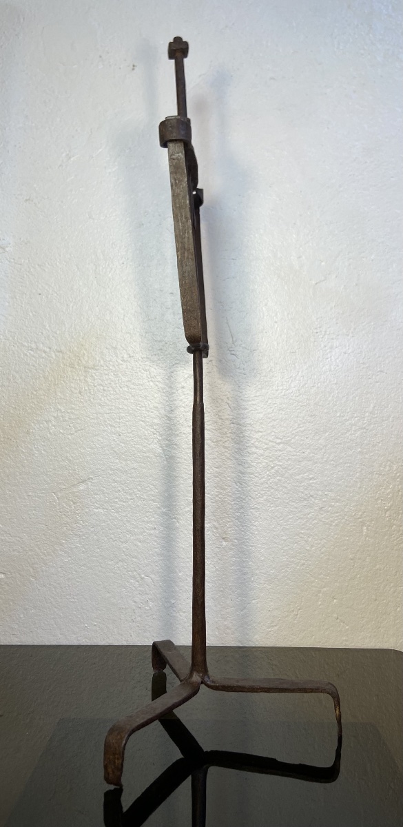 Antique Wrought-iron Candleholder/candlestick-photo-3