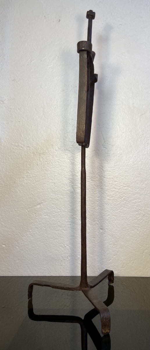 Antique Wrought-iron Candleholder/candlestick-photo-2