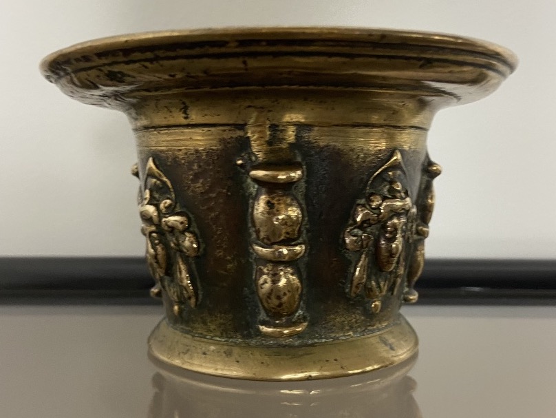 Bronze Mortar From Le Puy-en-velay, 17th Century-photo-2