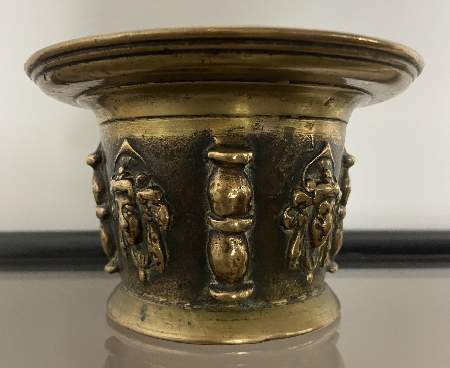 Bronze Mortar From Le Puy-en-velay, 17th Century-photo-4