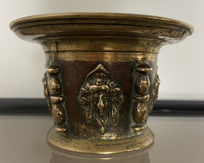 Bronze Mortar From Le Puy-en-velay, 17th Century-photo-3