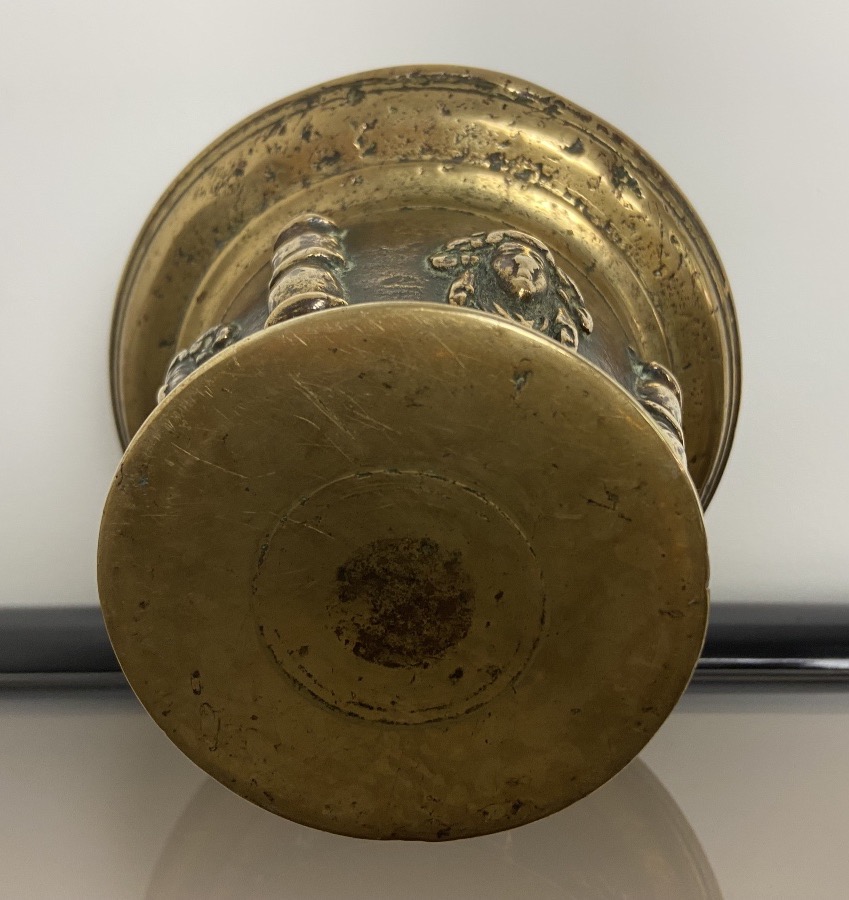 Bronze Mortar From Le Puy-en-velay, 17th Century-photo-6