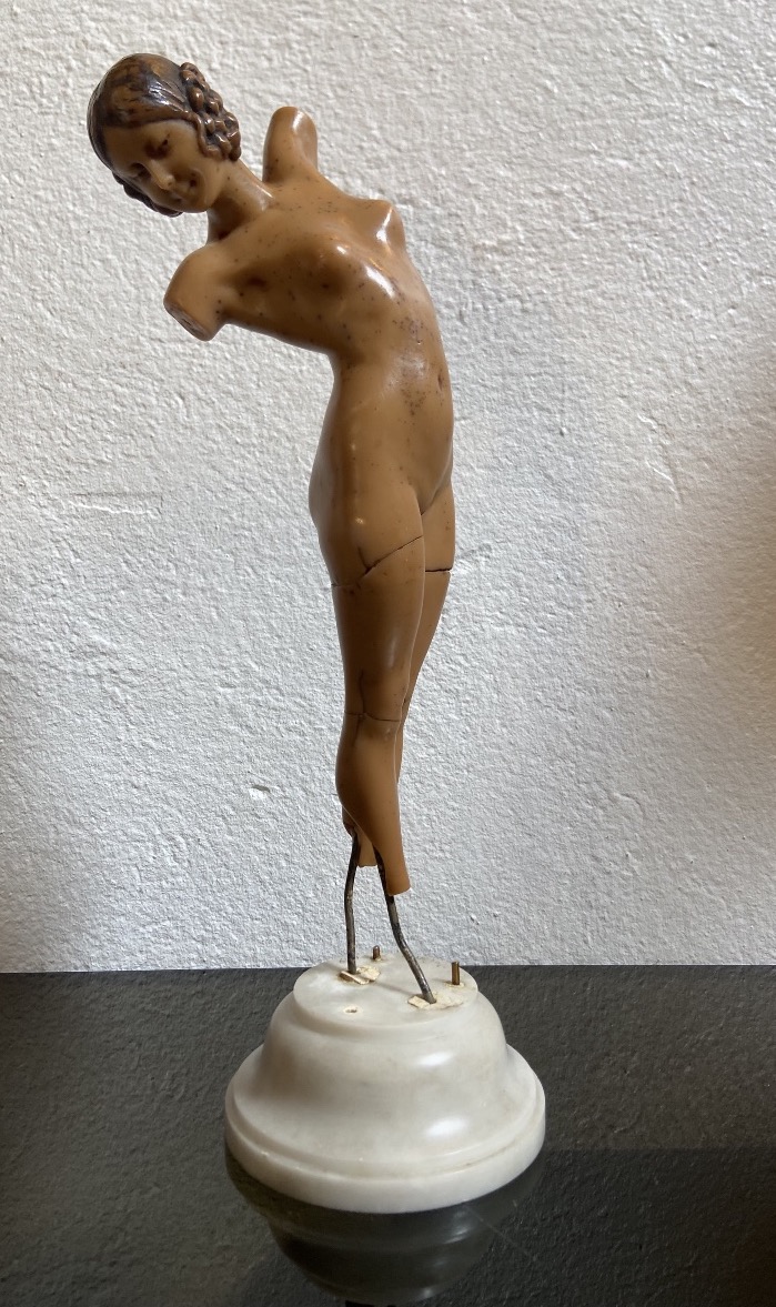Fernand Ouillon-carrère Art Deco Sculpture, 1919-photo-3
