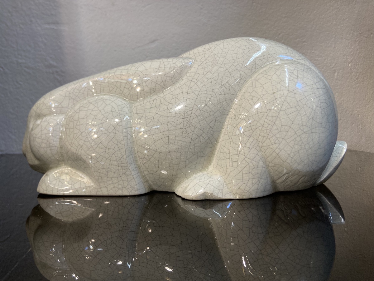 Charles Lemanceau, Lapin En Faïence, Années 1930