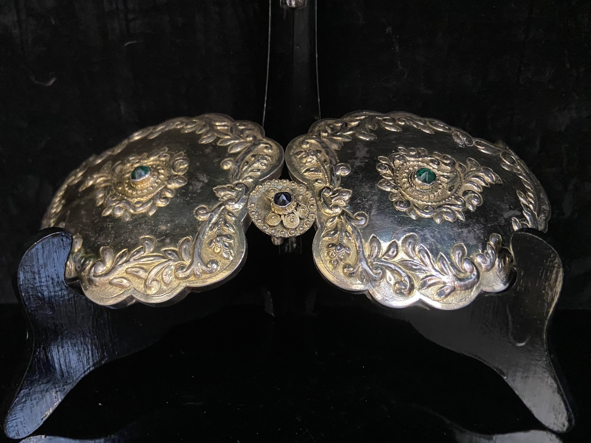 Vermeil Belt Buckle, Greece, Ottoman Empire, 19th Century-photo-4