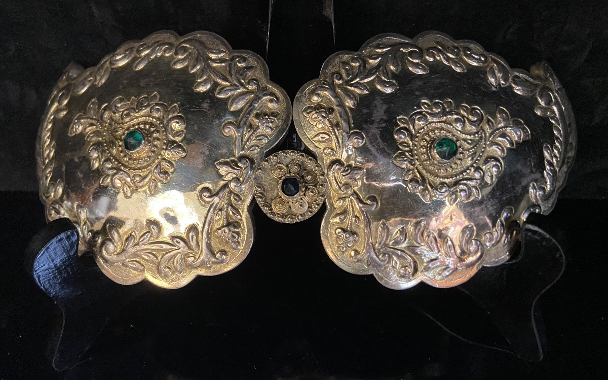 Vermeil Belt Buckle, Greece, Ottoman Empire, 19th Century