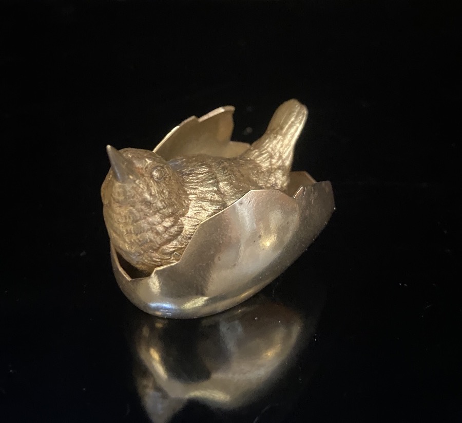 Bronze De Vienne Oisillon, Geschutzt, Epoque Fin XIXe-photo-3