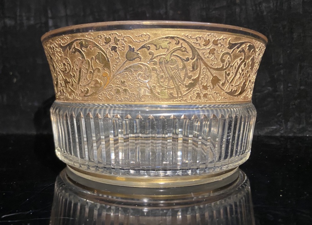 Coupe En Cristal Attribuée A Moser Carlsbad, Epoque 1900-photo-3