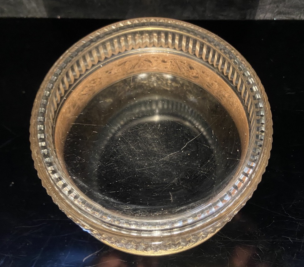 Coupe En Cristal Attribuée A Moser Carlsbad, Epoque 1900-photo-1