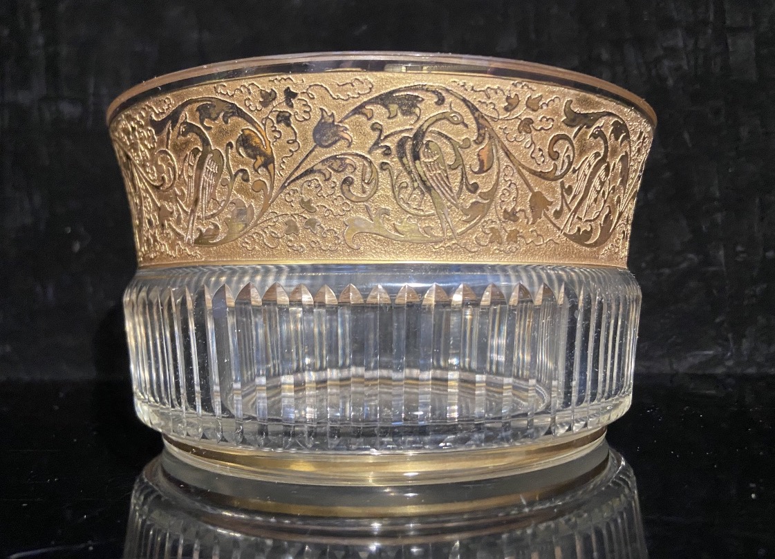Coupe En Cristal Attribuée A Moser Carlsbad, Epoque 1900