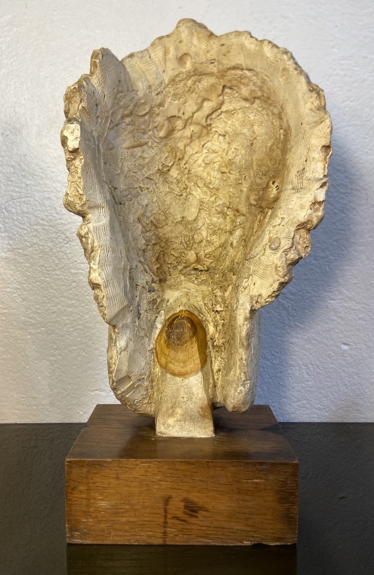 Sculpture Tête De Femme, Plâtre D'Atelier, Années 1930/40-photo-1