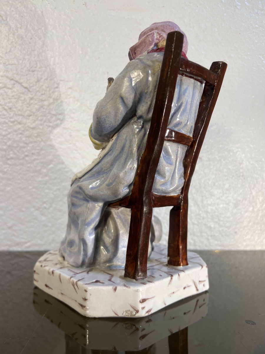 Figurine En Faïence, Epoque XIXe-photo-4