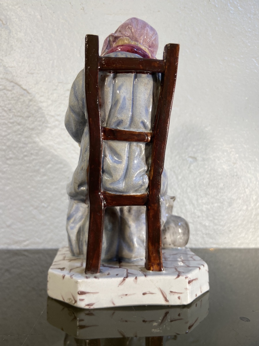 Figurine En Faïence, Epoque XIXe-photo-1