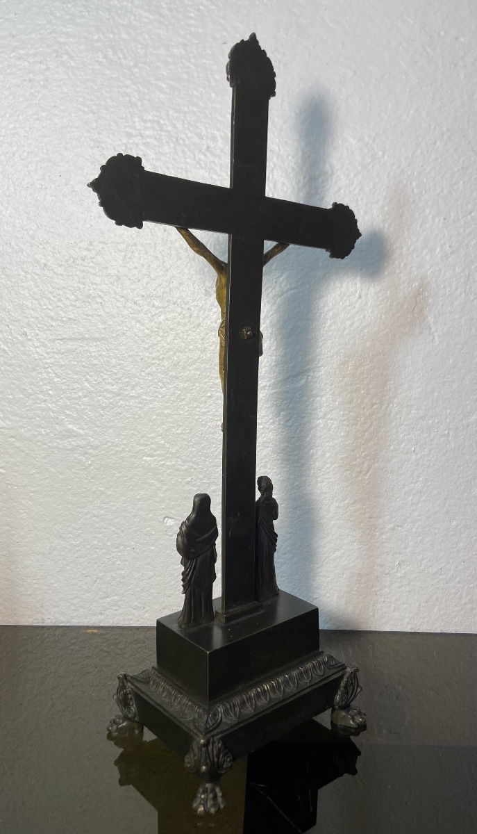 Bronze Crucifix, Restoration Period-photo-4