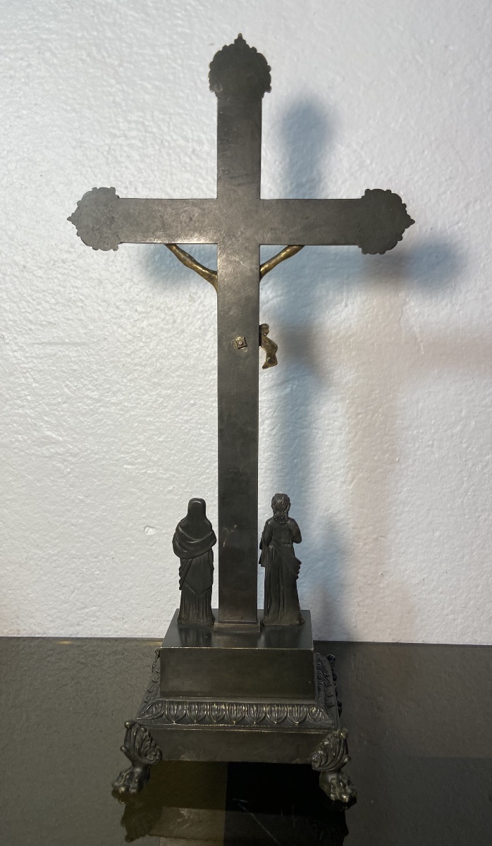 Bronze Crucifix, Restoration Period-photo-1