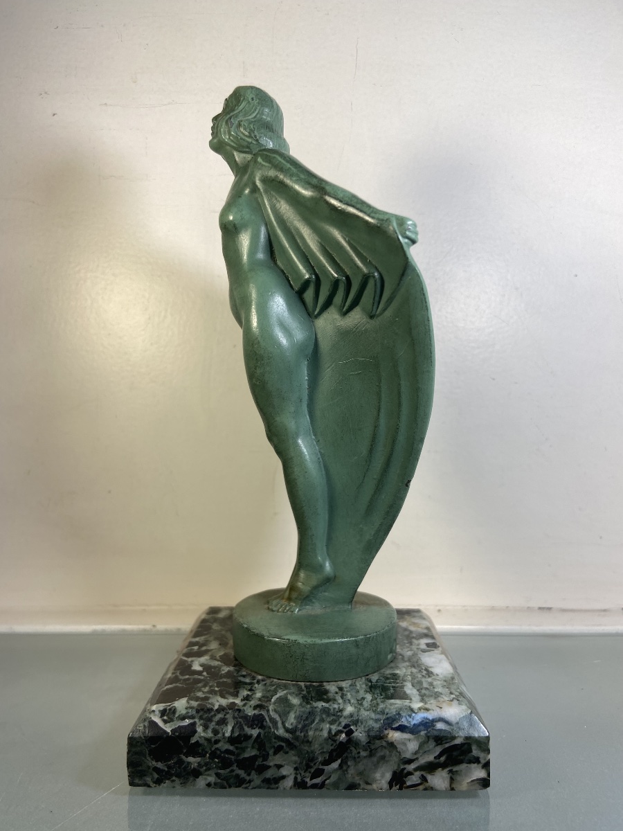Max Le Verrier, Female Nude In Cast Iron, 1930s-photo-3