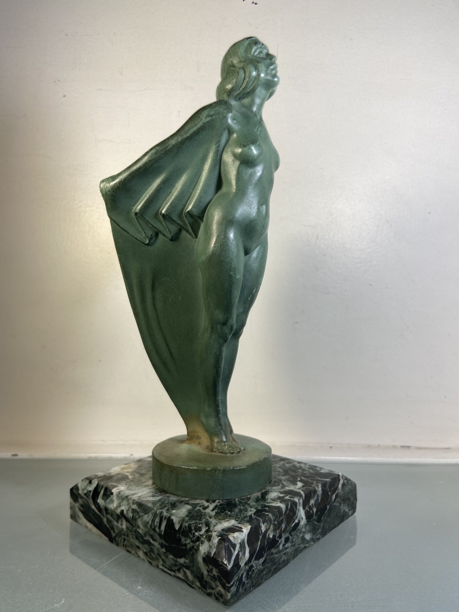 Max Le Verrier, Female Nude In Cast Iron, 1930s-photo-4