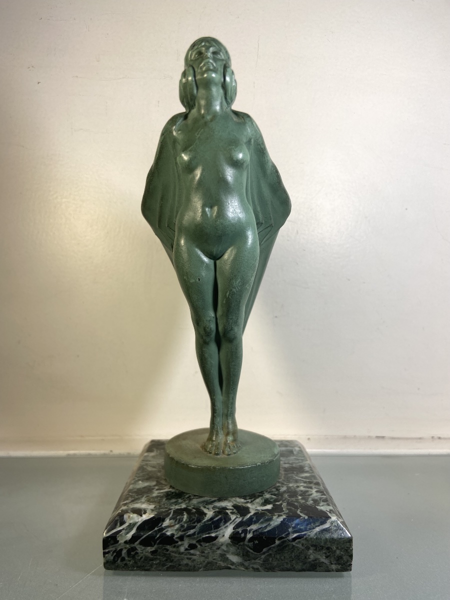 Max Le Verrier, Female Nude In Cast Iron, 1930s
