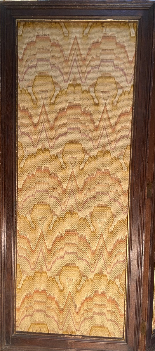 Art Deco Four-panel Screen, Wool Tapestry, 1930s-photo-2