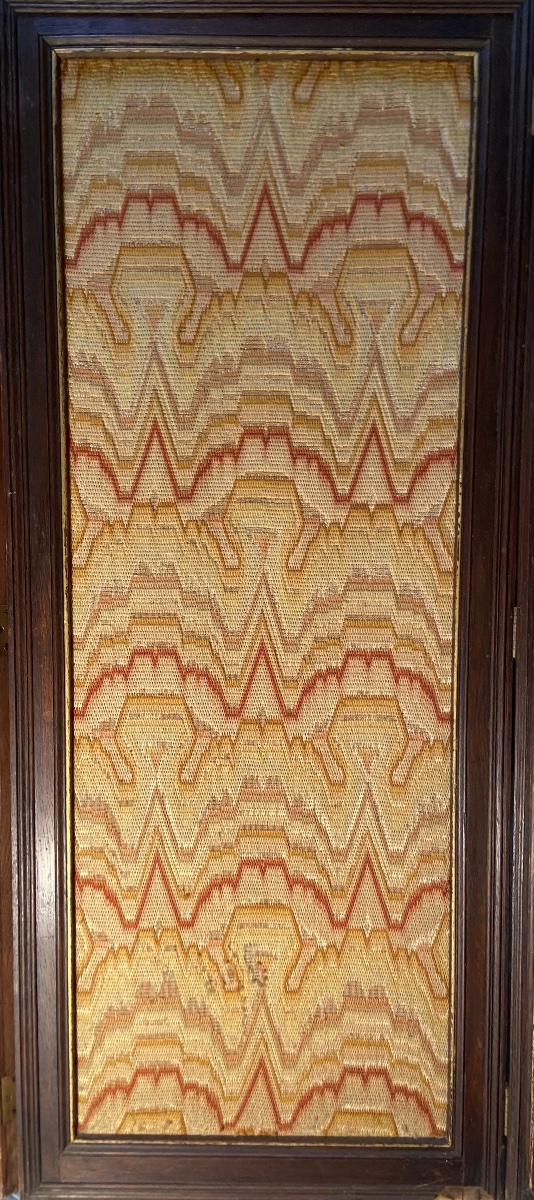 Art Deco Four-panel Screen, Wool Tapestry, 1930s-photo-3