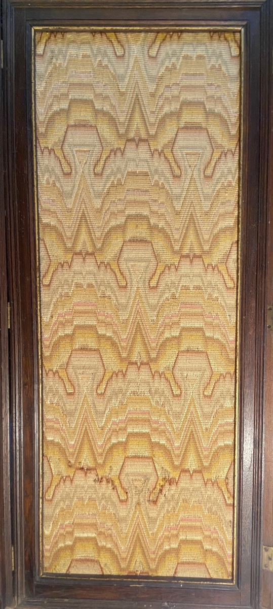 Art Deco Four-panel Screen, Wool Tapestry, 1930s-photo-4