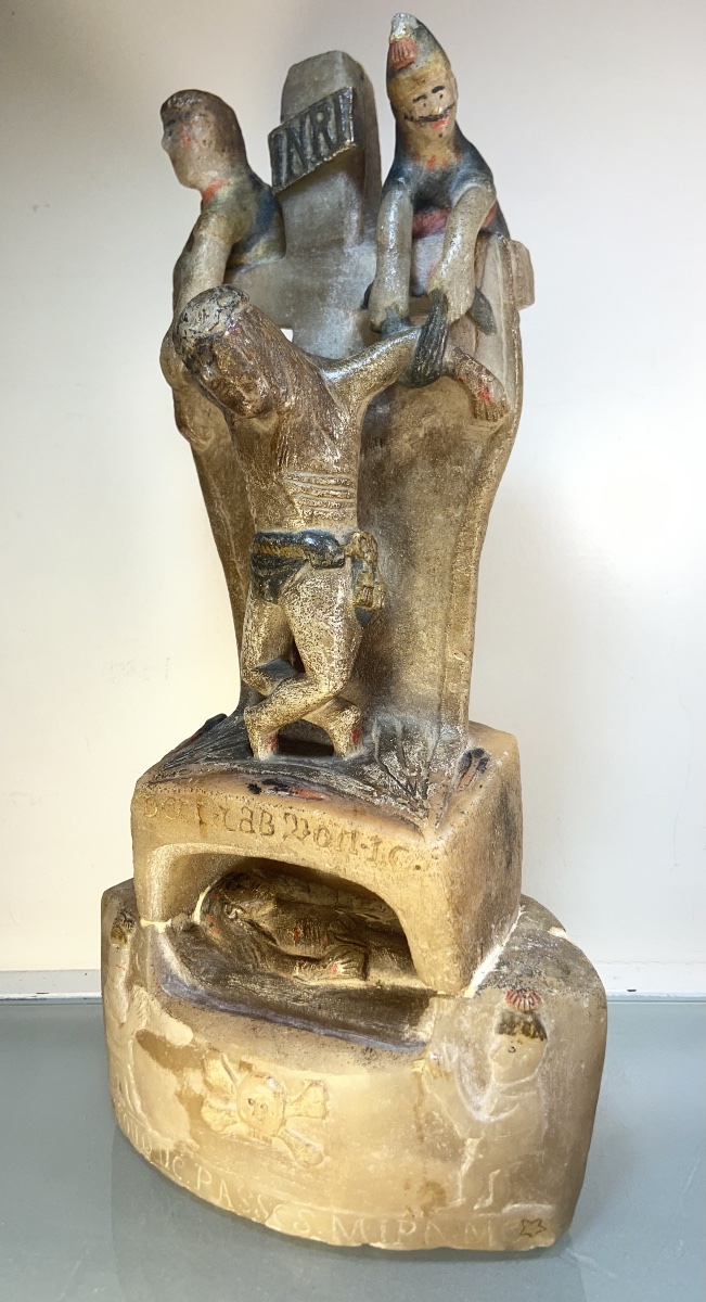 Alabaster Group, Descent From The Cross, Late 15th/early 16th Century-photo-2
