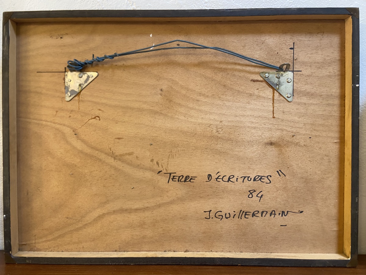 Jacqueline Guillermain, Bas-Relief En Céramique, Année 1984-photo-1