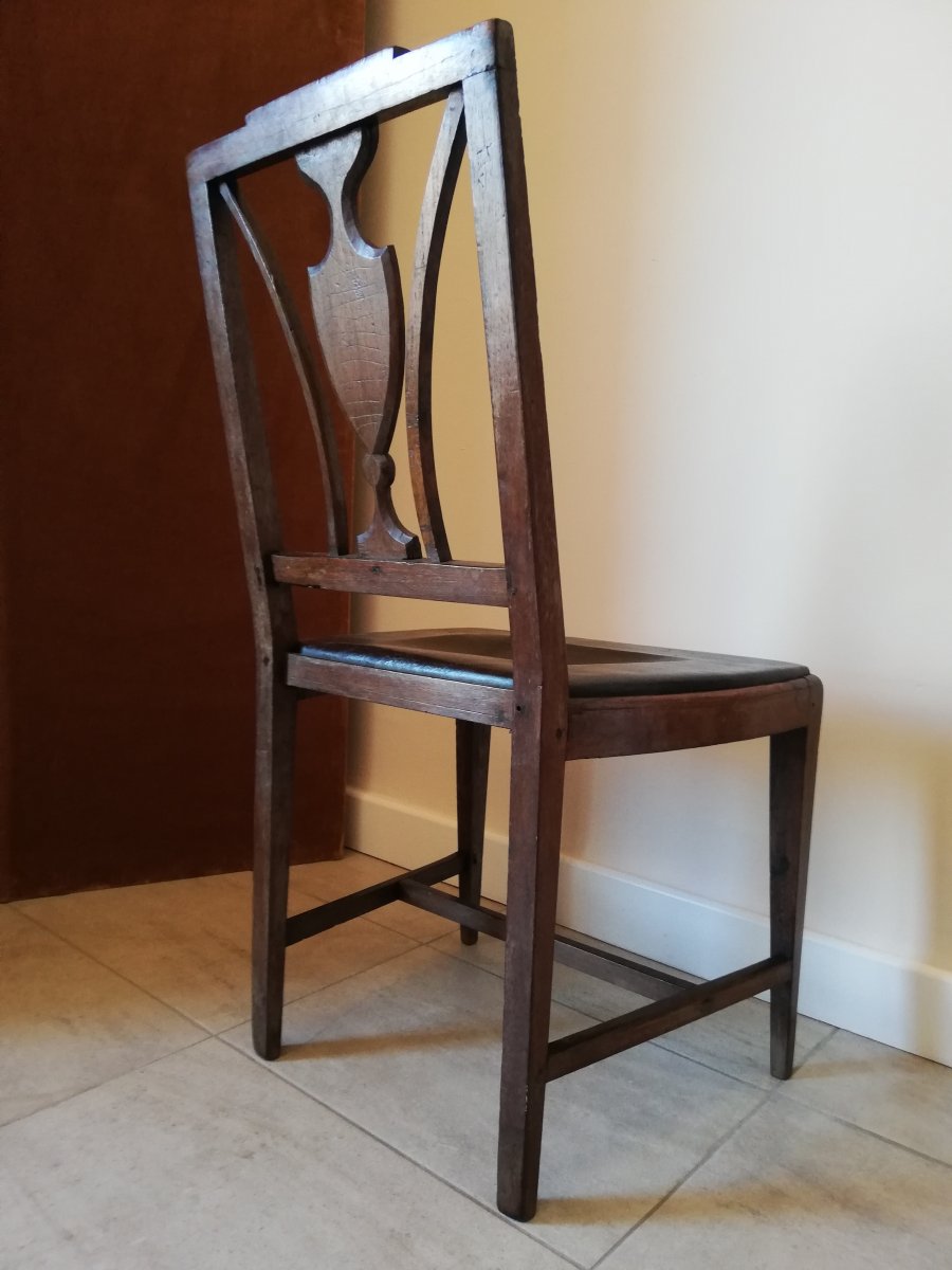 English Chair Epoque XVIIIth Mahogany-photo-3